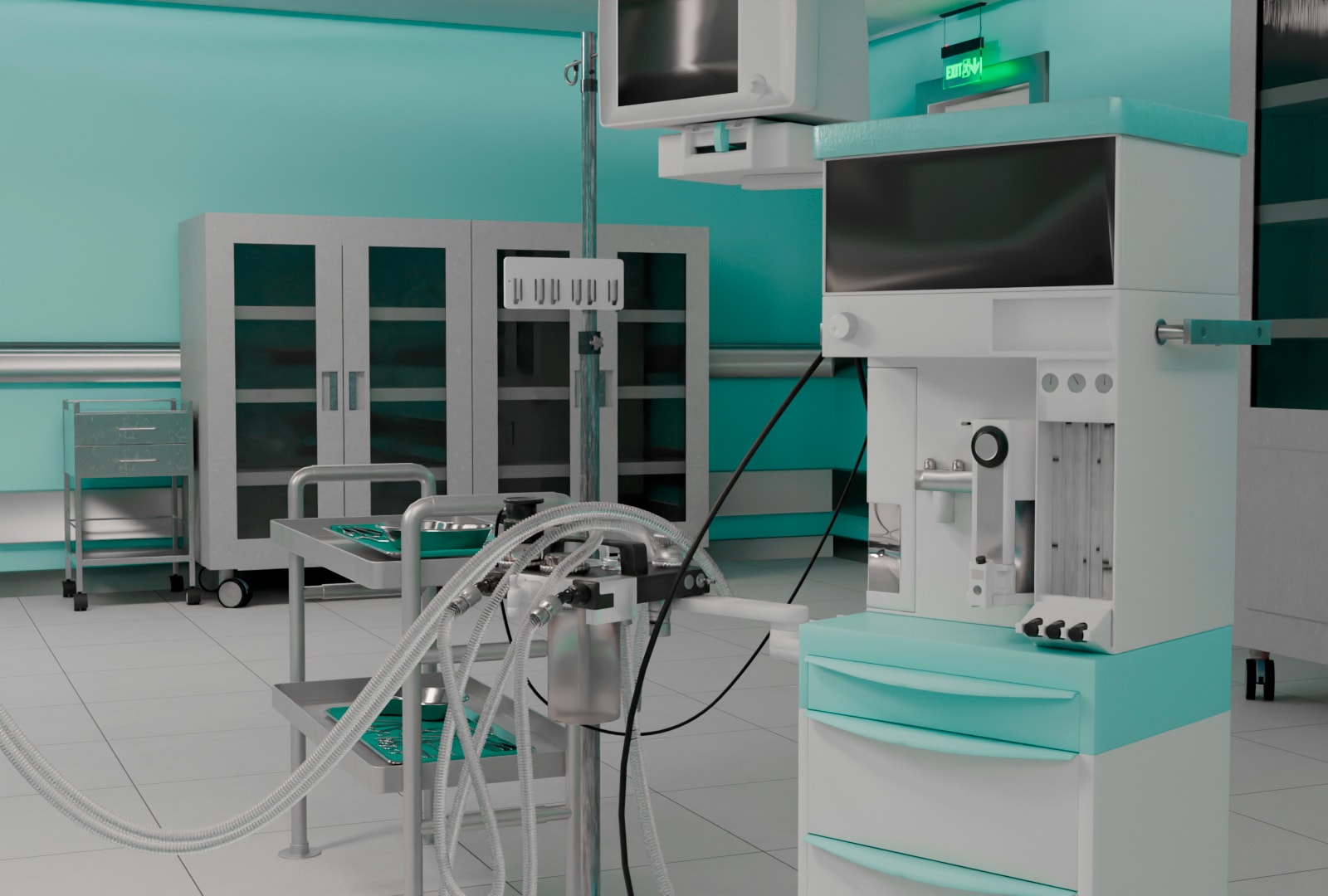 Immersive 3D-Operationssaal-Szene — imagen 2