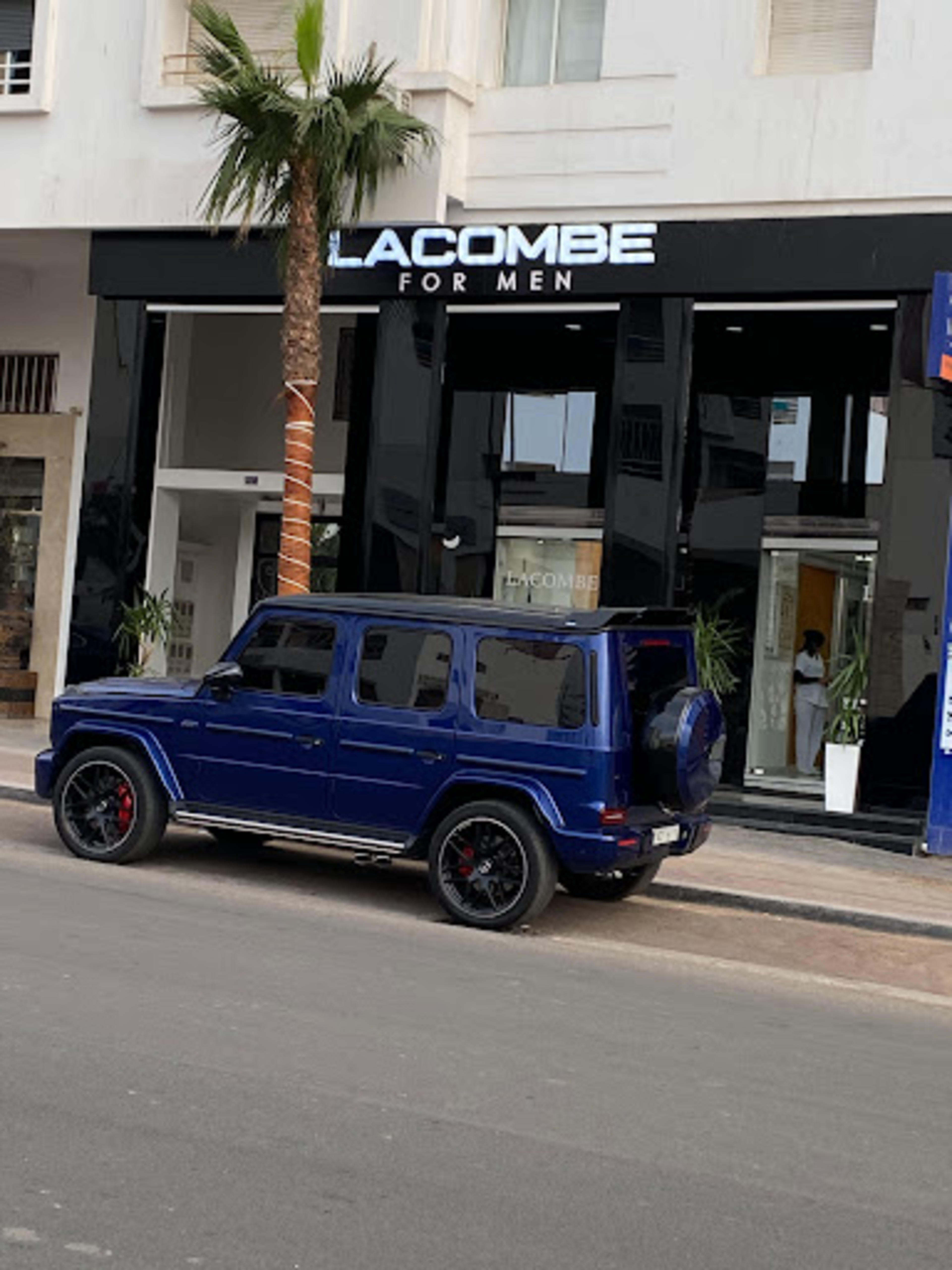 LACOMBE FOR MEN, BARBERSHOP, HAMMAM, MASSAGE, PEDICURE MANICURE, SOIN DE VISAGE - logo