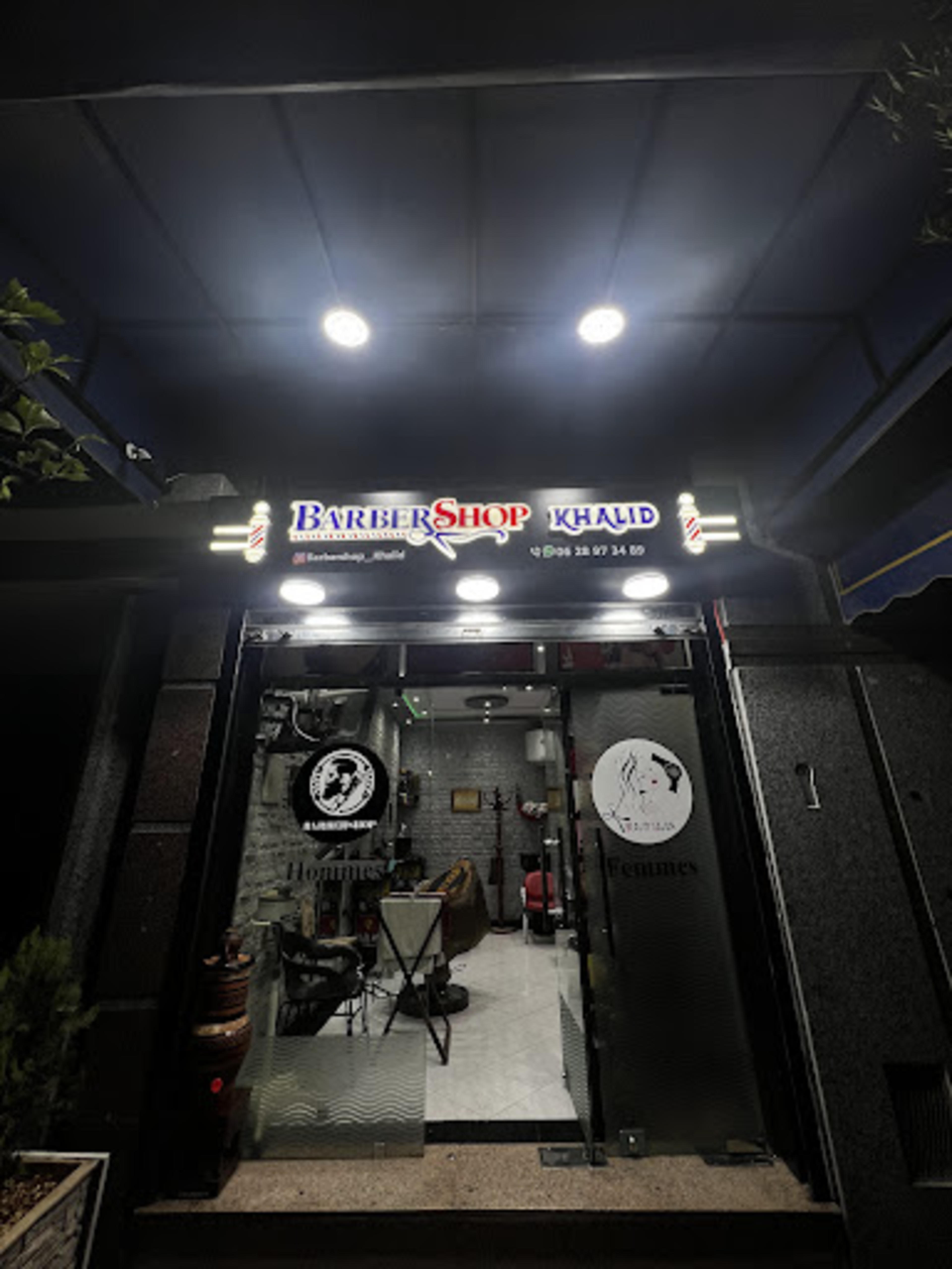 Khalid Barbershop - logo