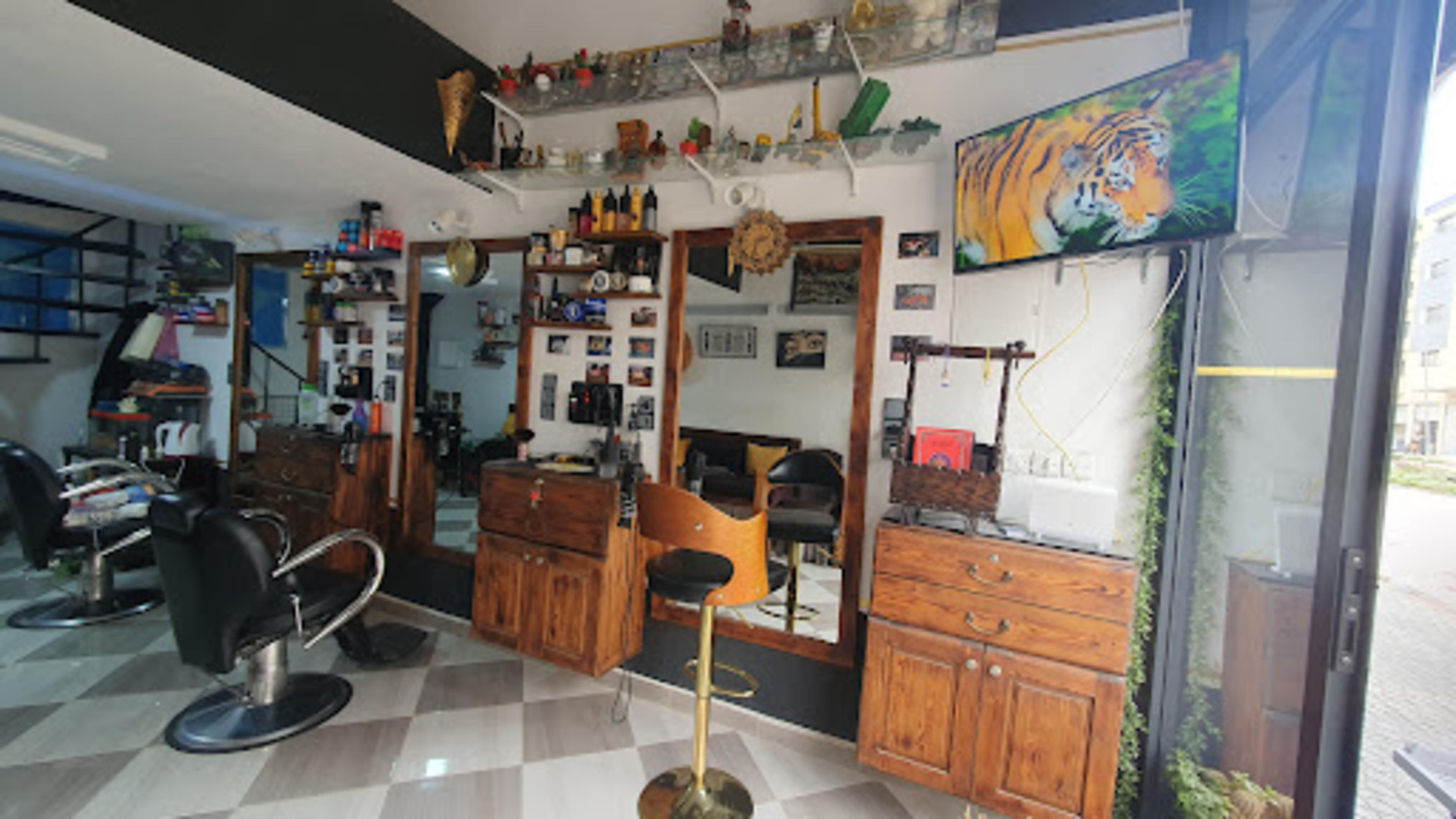 Barber mustache - logo