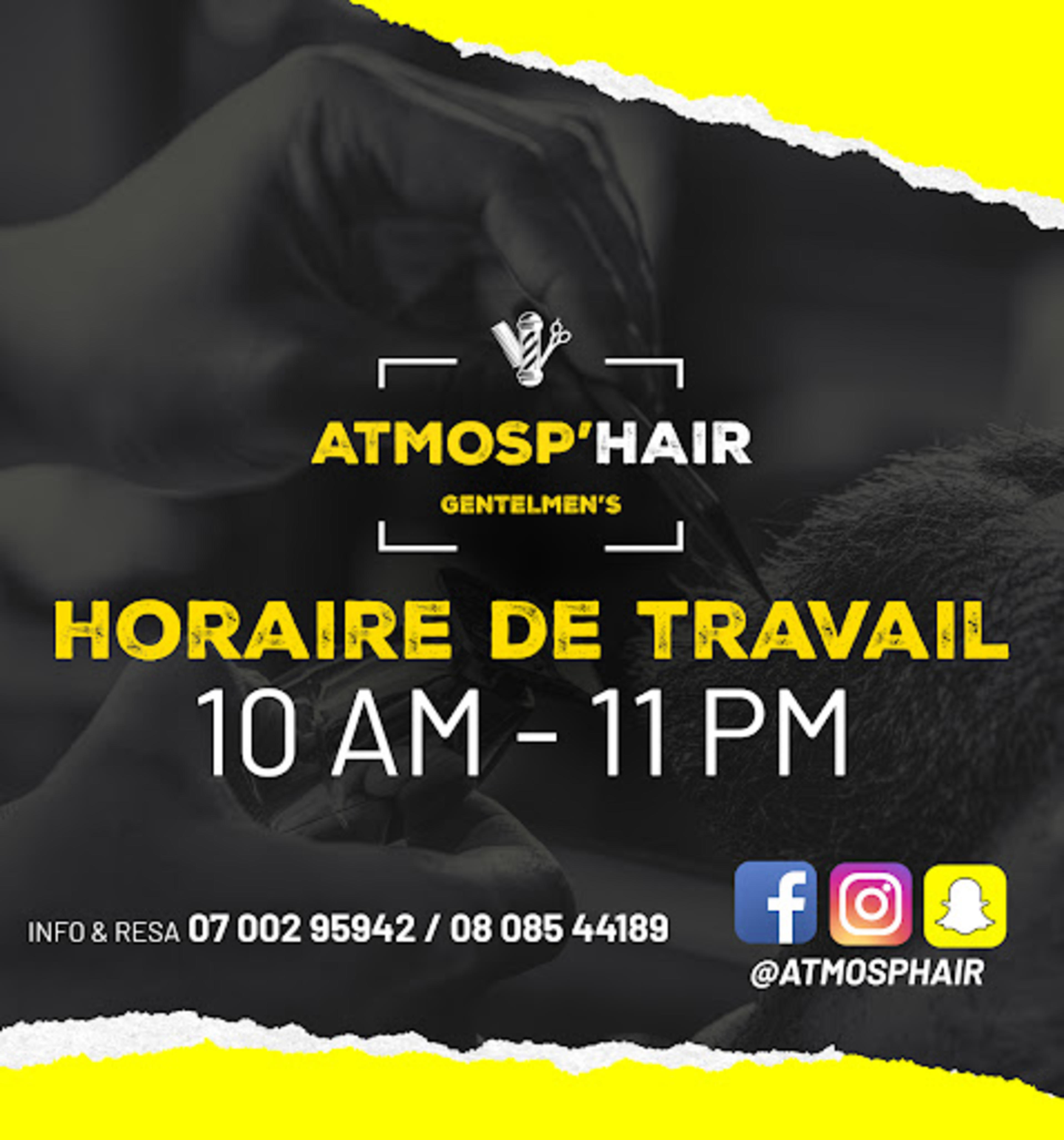 Salon de coiffure Atmosp’Hair Gentelmen’s Tanger - logo