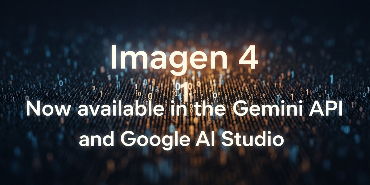 Gemini API and Google AI Studio Gain Access to Imagen 4