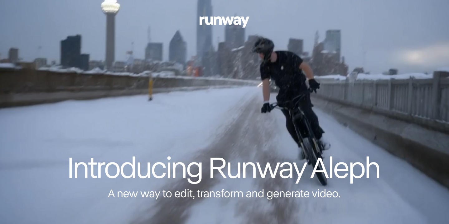 Runway Research Unveils Aleph, a New AI Model