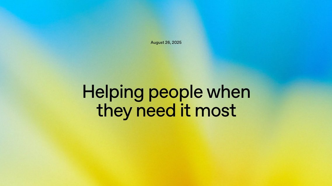 OpenAI Introduces New Tools to Support Users in Mental Health Crises