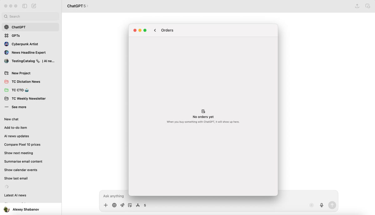 OpenAI Introduces In-Chat Purchasing Feature for ChatGPT