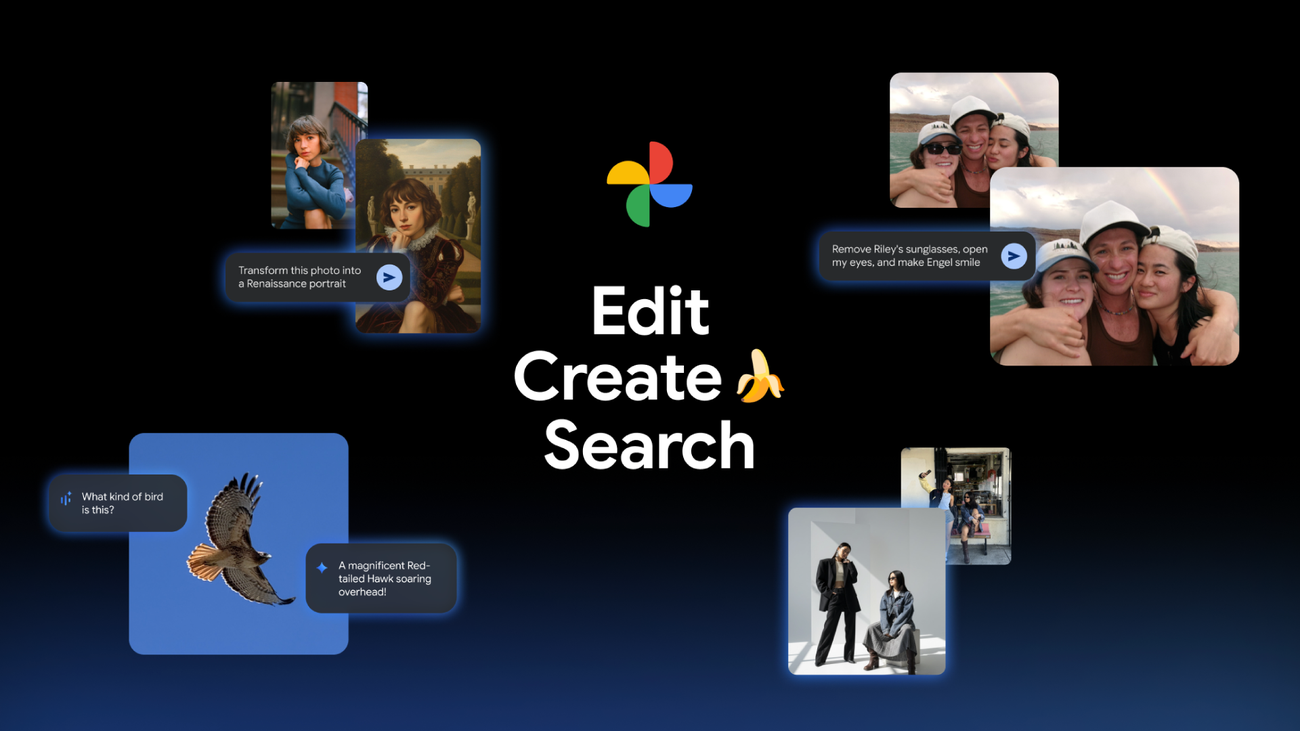 Google Photos adds six AI features, including Nano Banana restyling, AI templates and expanded Ask Photos