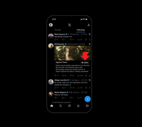 X introduces Grok audio feature for long-form articles.