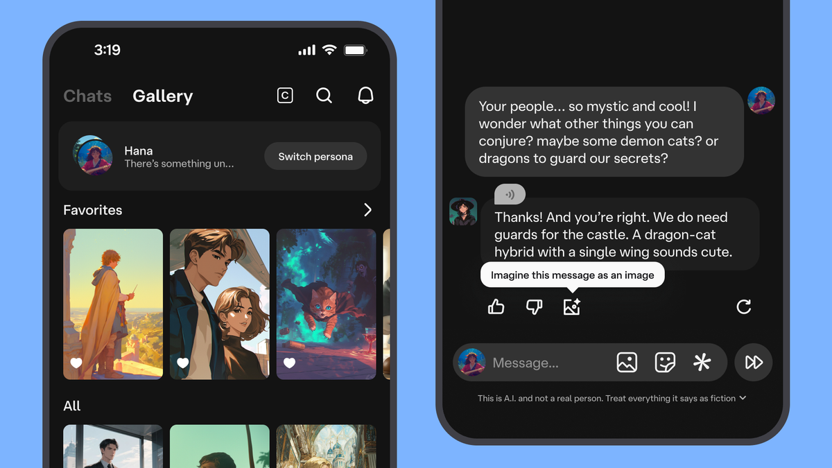 Character Launches Gallery for AI-Generated Conversation Images
