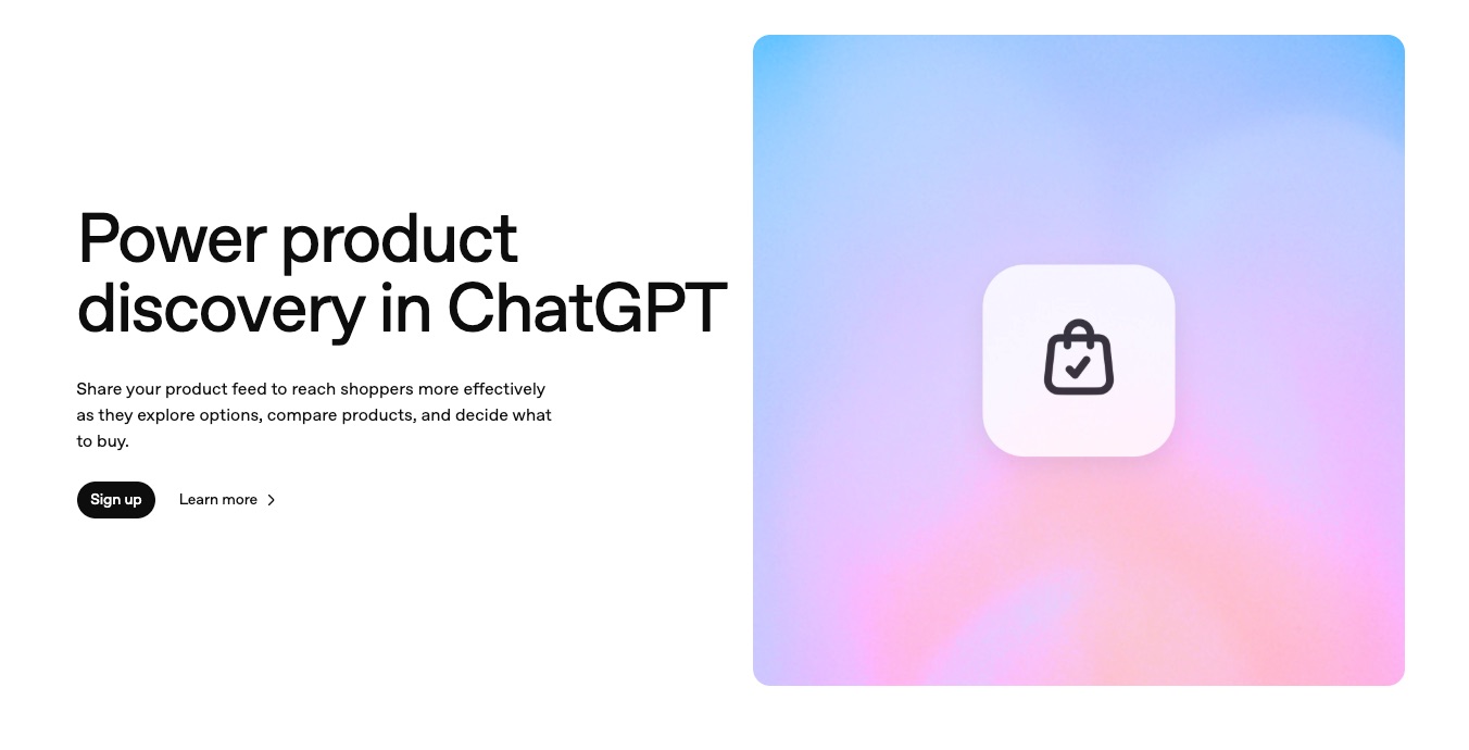 OpenAI introduces product discovery feature for ChatGPT merchants.
