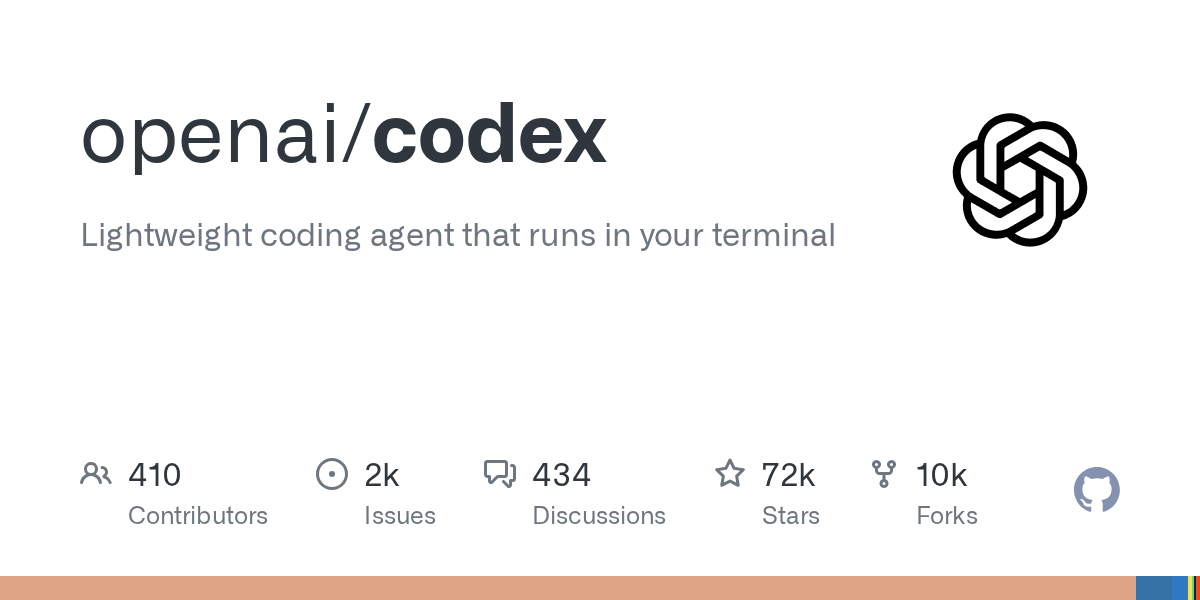 GitHub introduces Codex, a terminal-based coding agent.