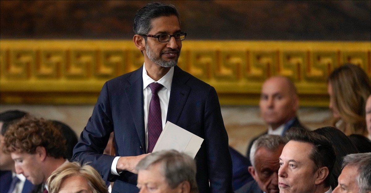 The Verge reports Google employees urge CEO Sundar Pichai to reject classified military AI contracts.