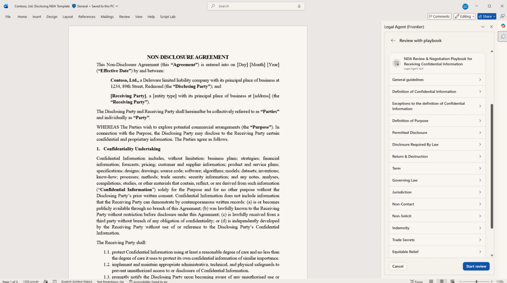 Microsoft introduces Legal Agent in Word for document automation.