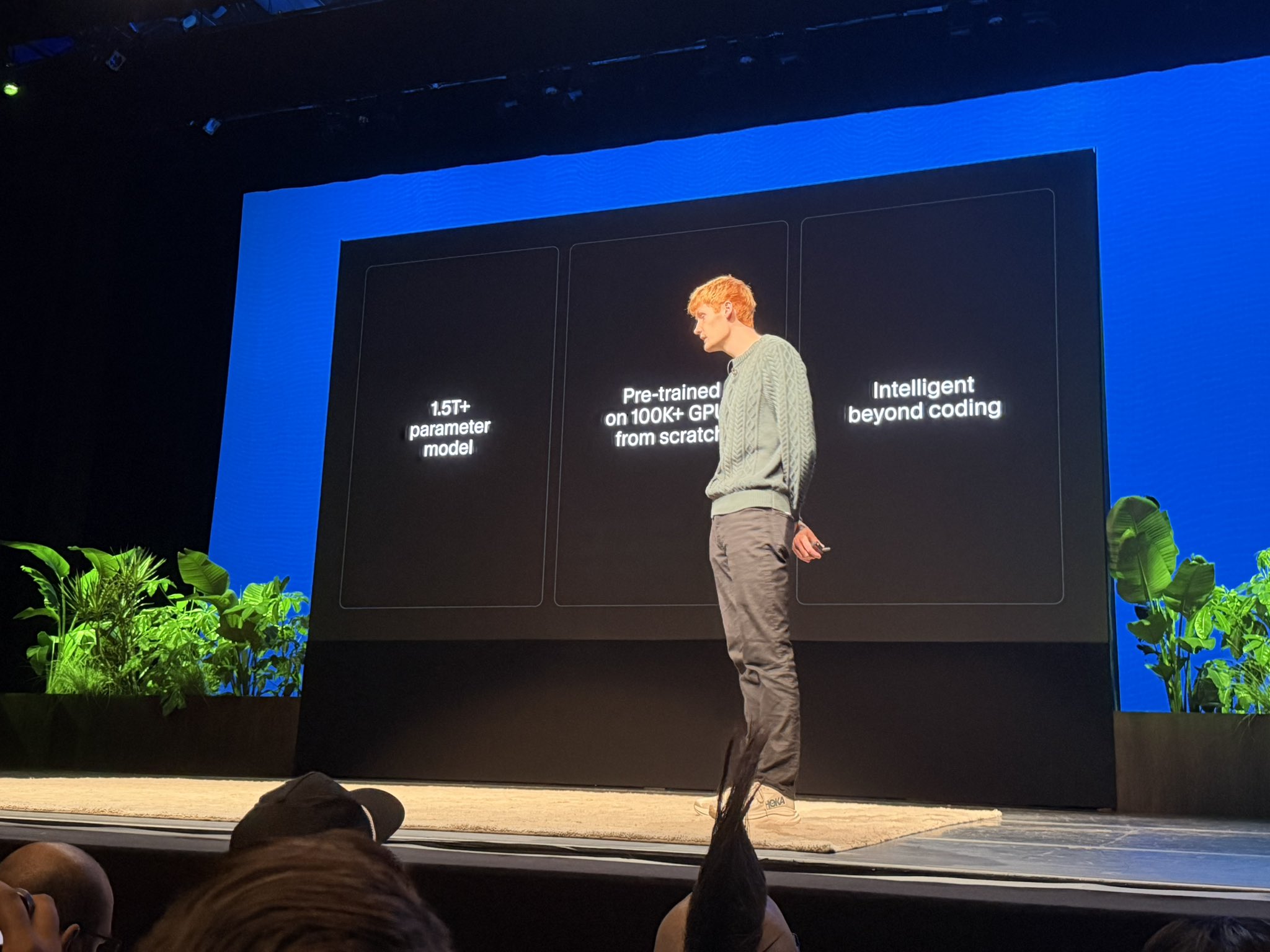 Nick Dobos on X teases new Cursor model with 10-20x more compute than composer