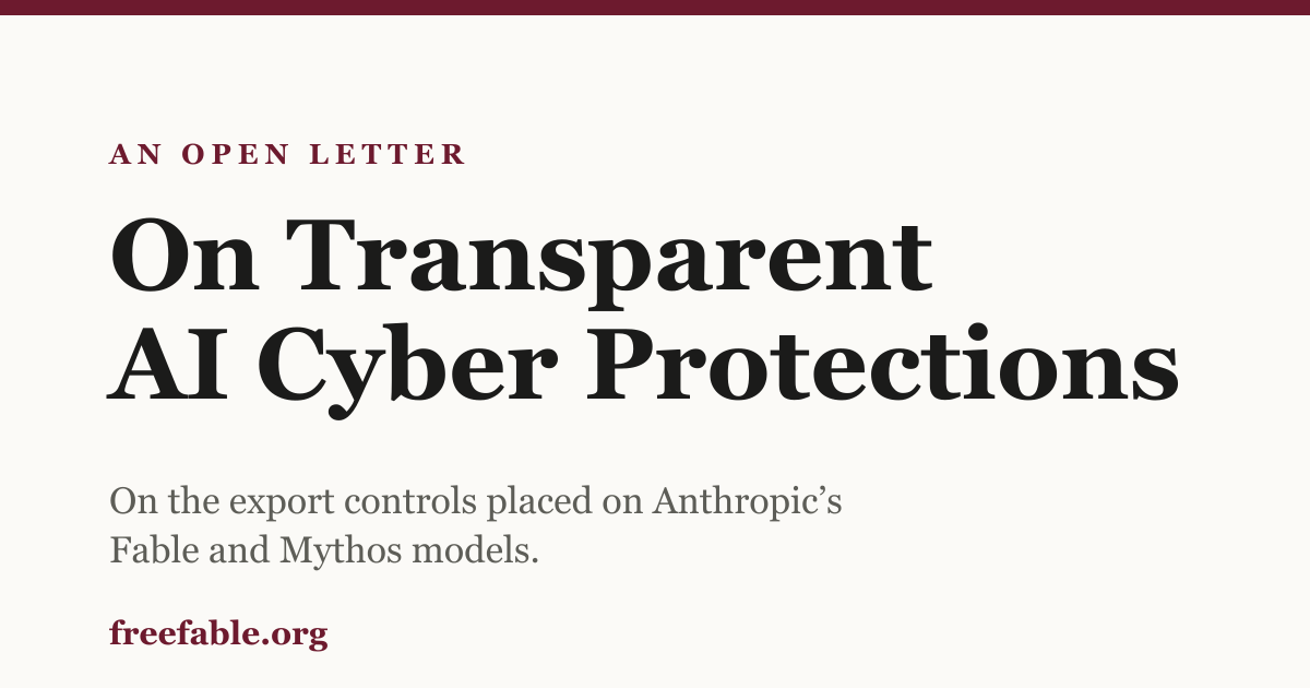 Freefable Executives Urge U.S. to Lift Export Controls on AI Models