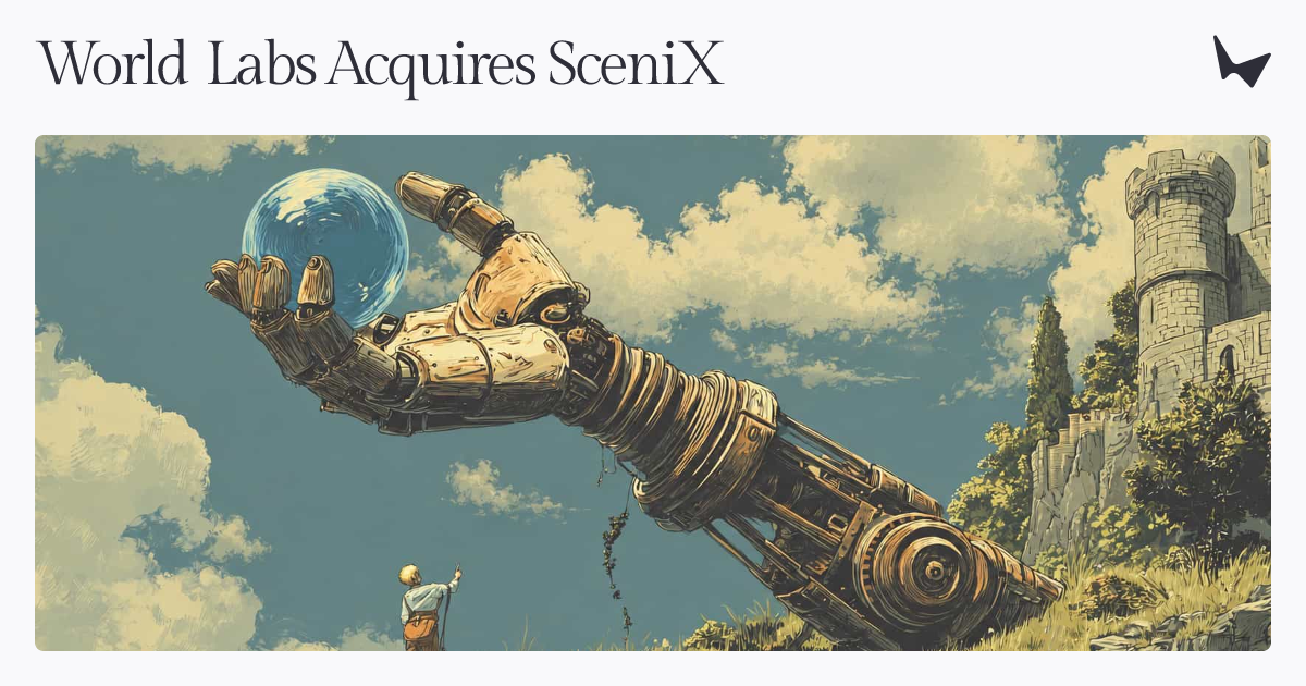 Worldlabs acquires SceniX to expand spatial intelligence capabilities for robotics.