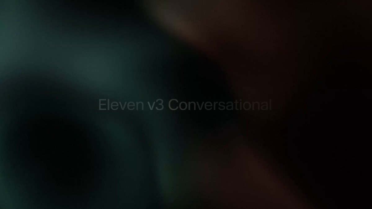 ElevenLabs on X releases Eleven v3 Conversational for realtime speech