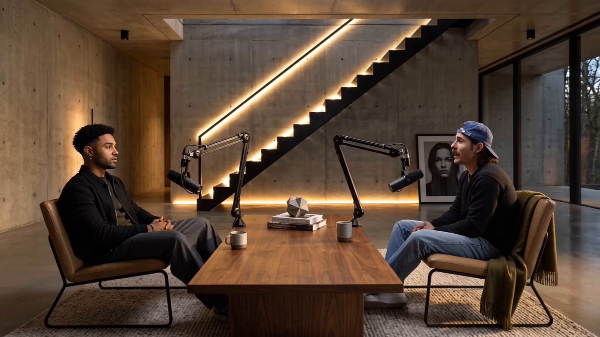 HeyGen on X introduces video podcast feature with studio scenes and multi-cam cuts.