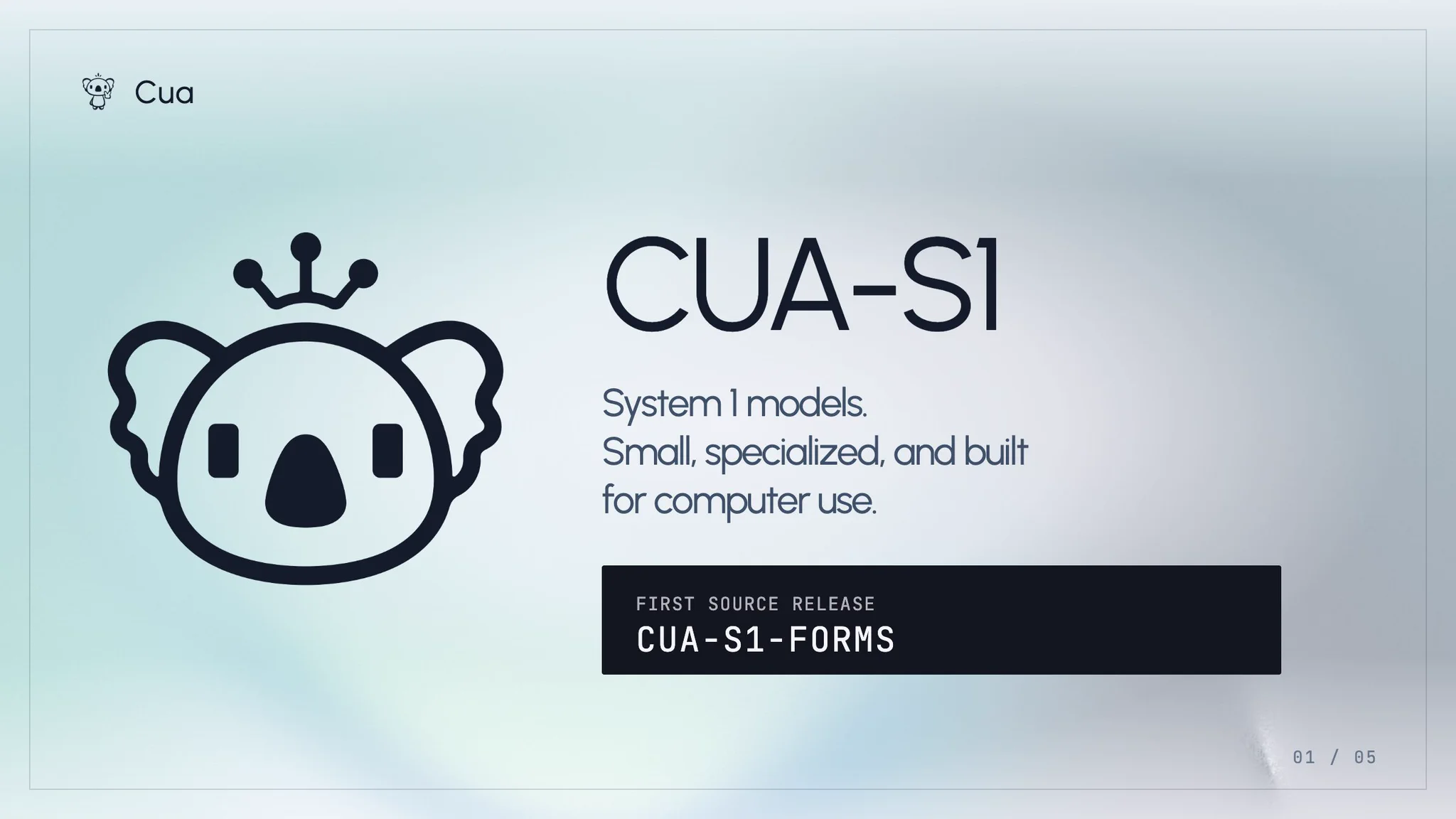 Cua on X releases CUA-S1-FORMS, an open-source System One model for computer use