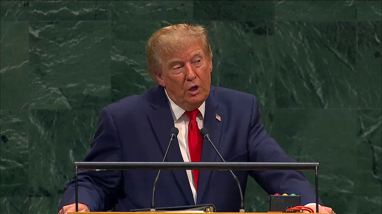Aaron Rupar on X: Trump tells UN he will rename artificial intelligence to super intelligence.