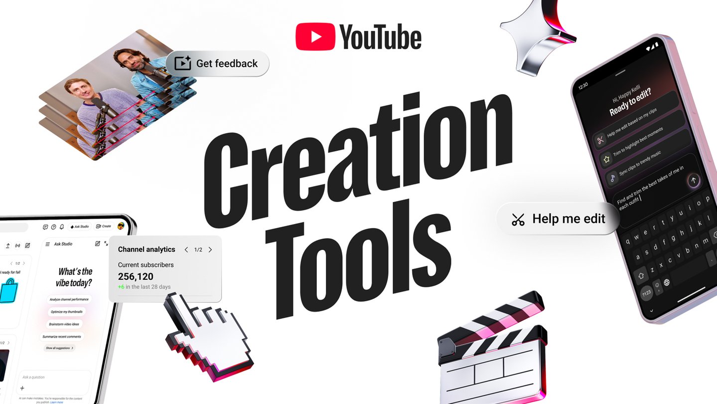 YouTube adds Gemini Omni editing and A/B testing to Studio