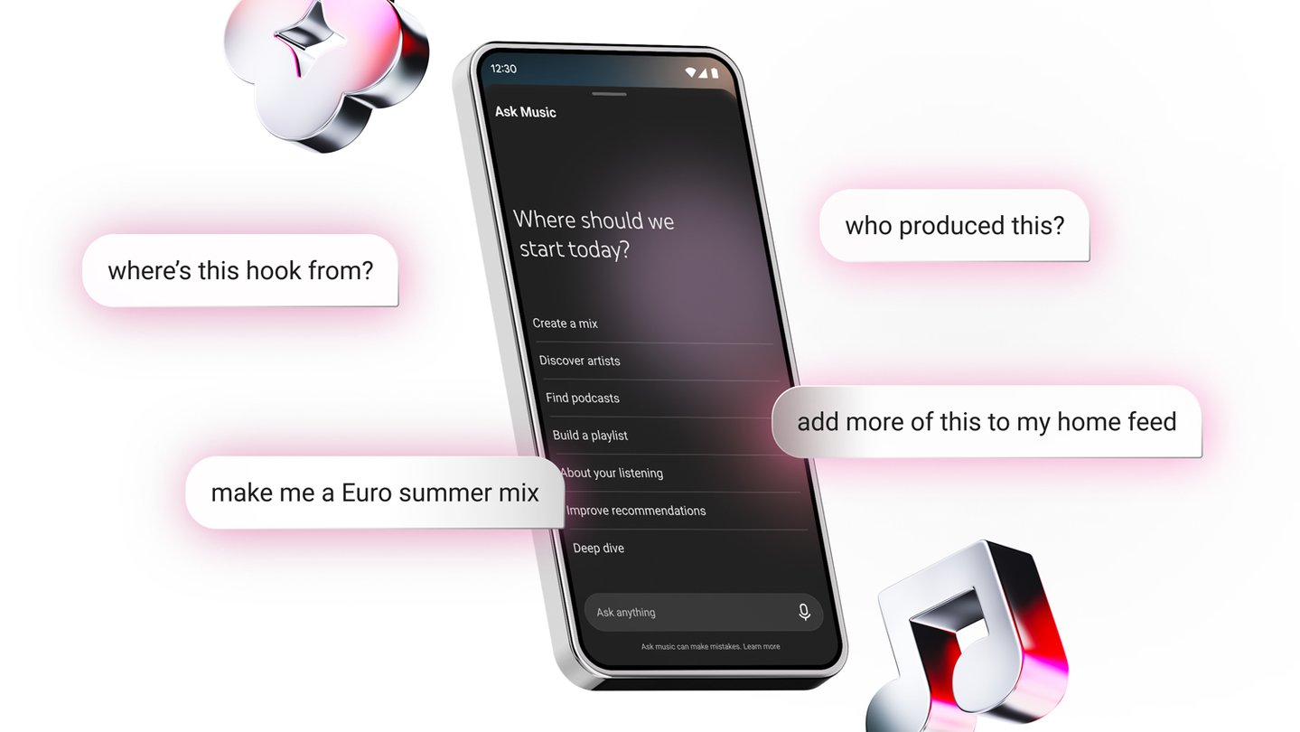 YouTube Music adds Ask Music tool and AI podcast lineup