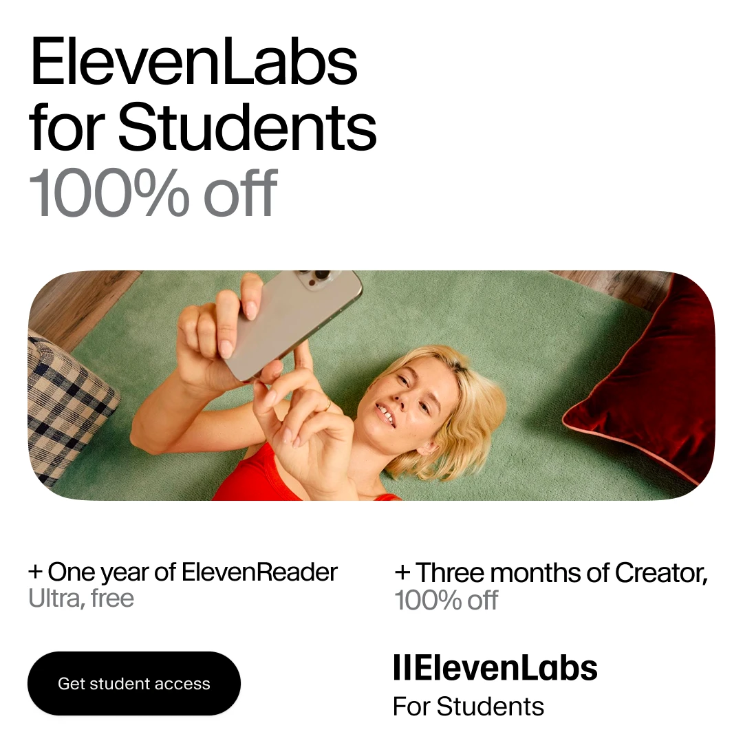 ElevenLabs introduces student program