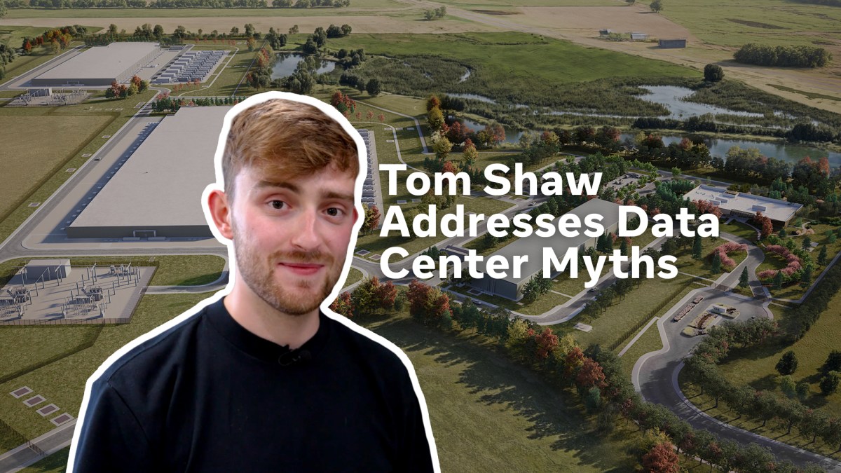 Meta adds Tom Shaw video debunking three data center myths