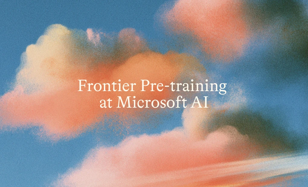 Microsoft AI introduces frontier pre-training research