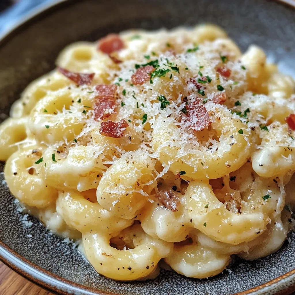 Gnocchi Carbonara ohne Sahne