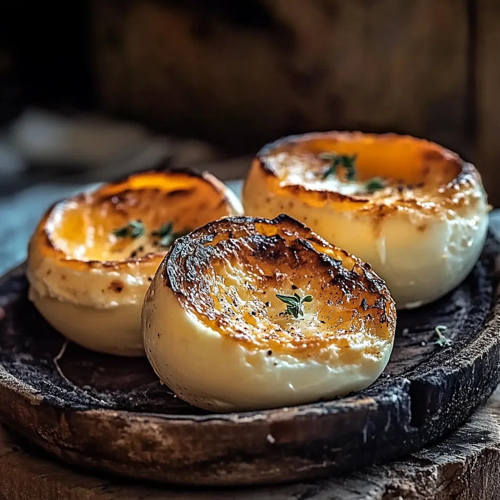 Huevos al horno con requesón