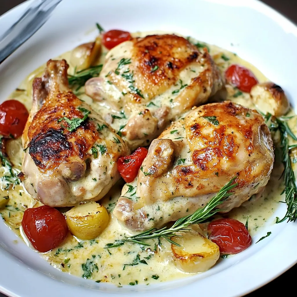 Poulet à la toscane