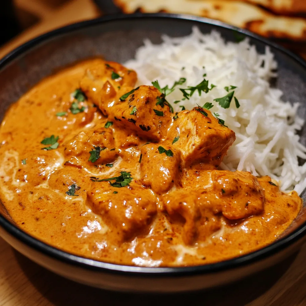 Hausgemachtes Butter Chicken