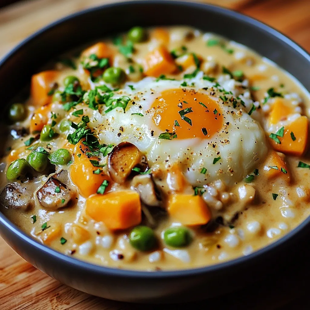 Reis mit Gemüse-Frischkäse-Sauce