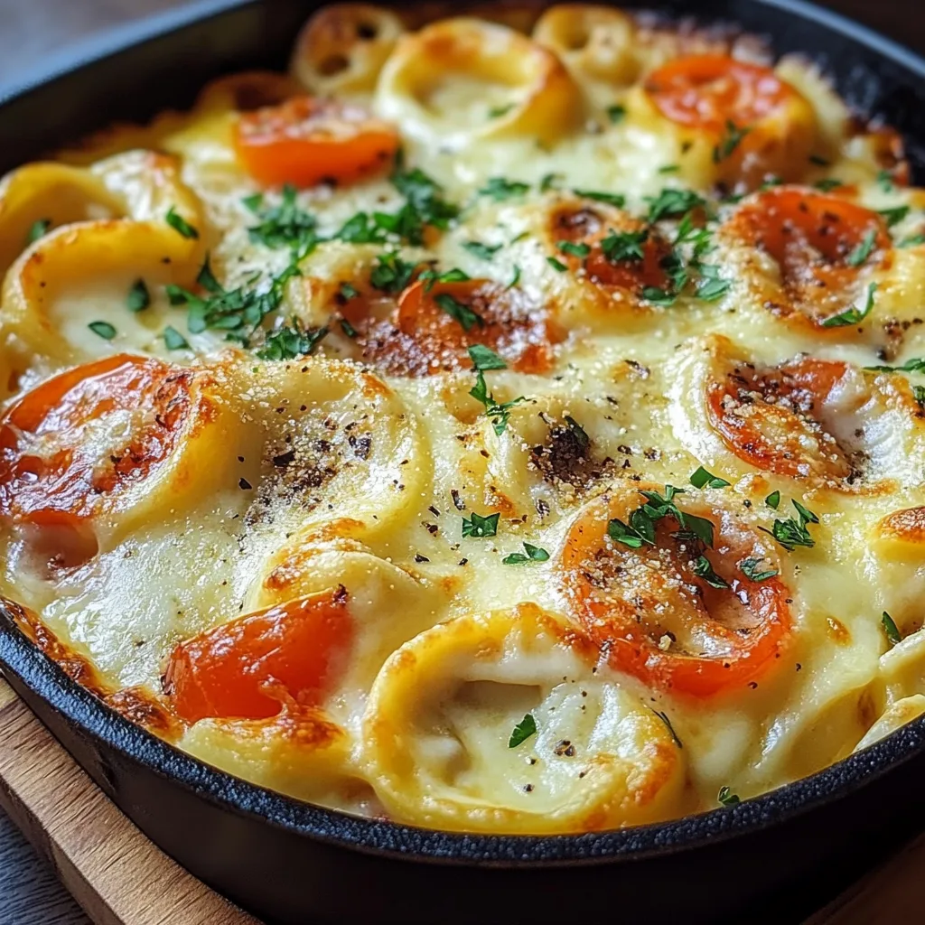 Cremige Tortellini Auflauf