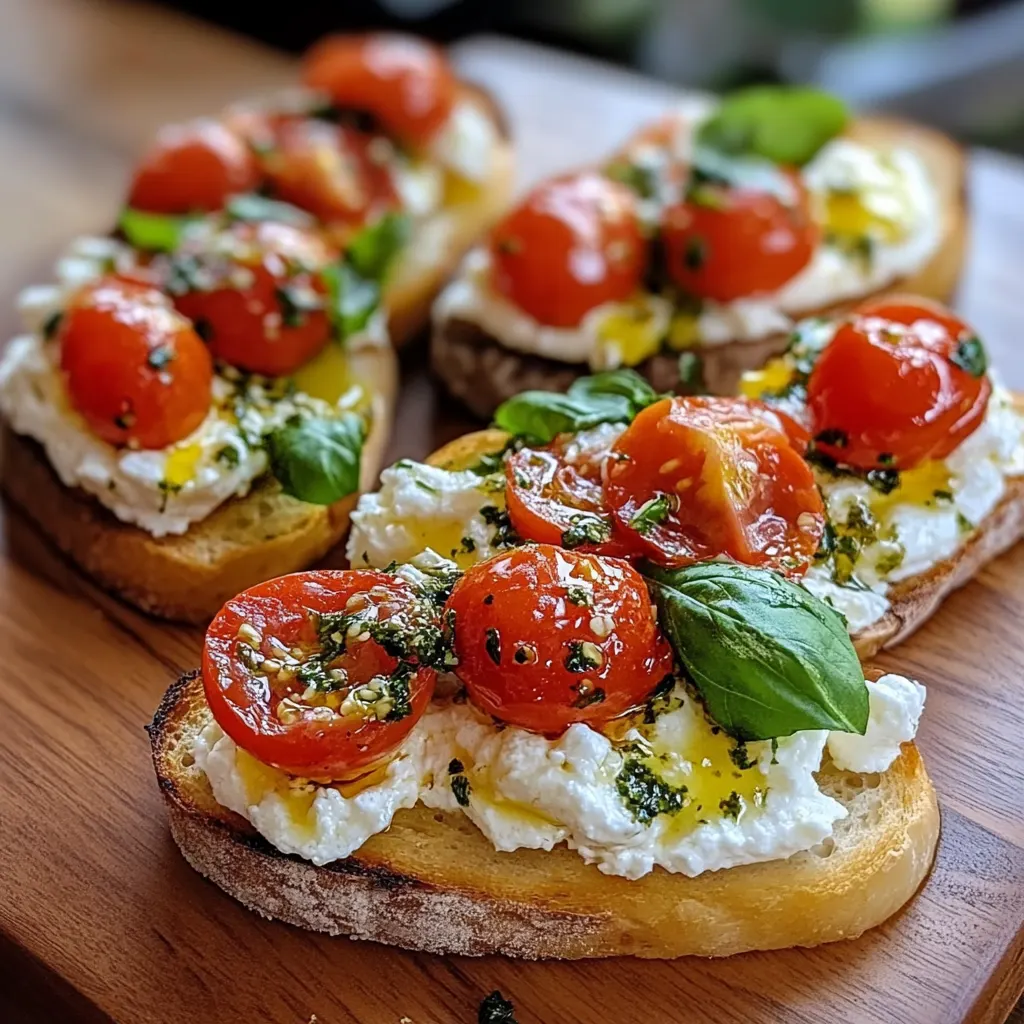 Bruschetta con burrata