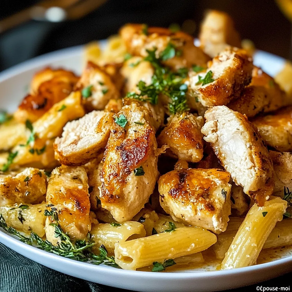 Pâtes au poulet « Épouse-moi »