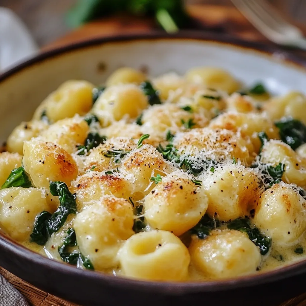 Gnocchi-Spinat-Auflauf