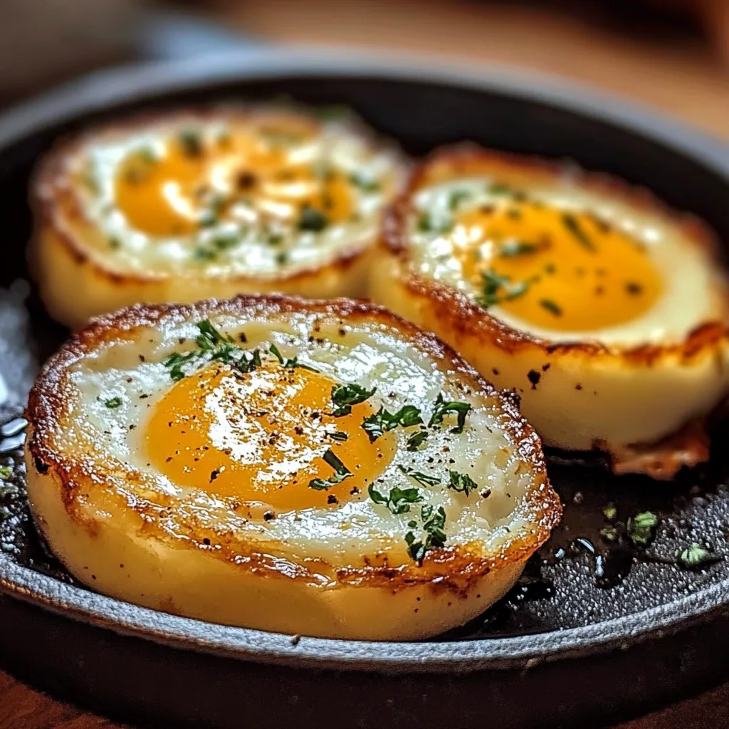Huevos al horno con requesón