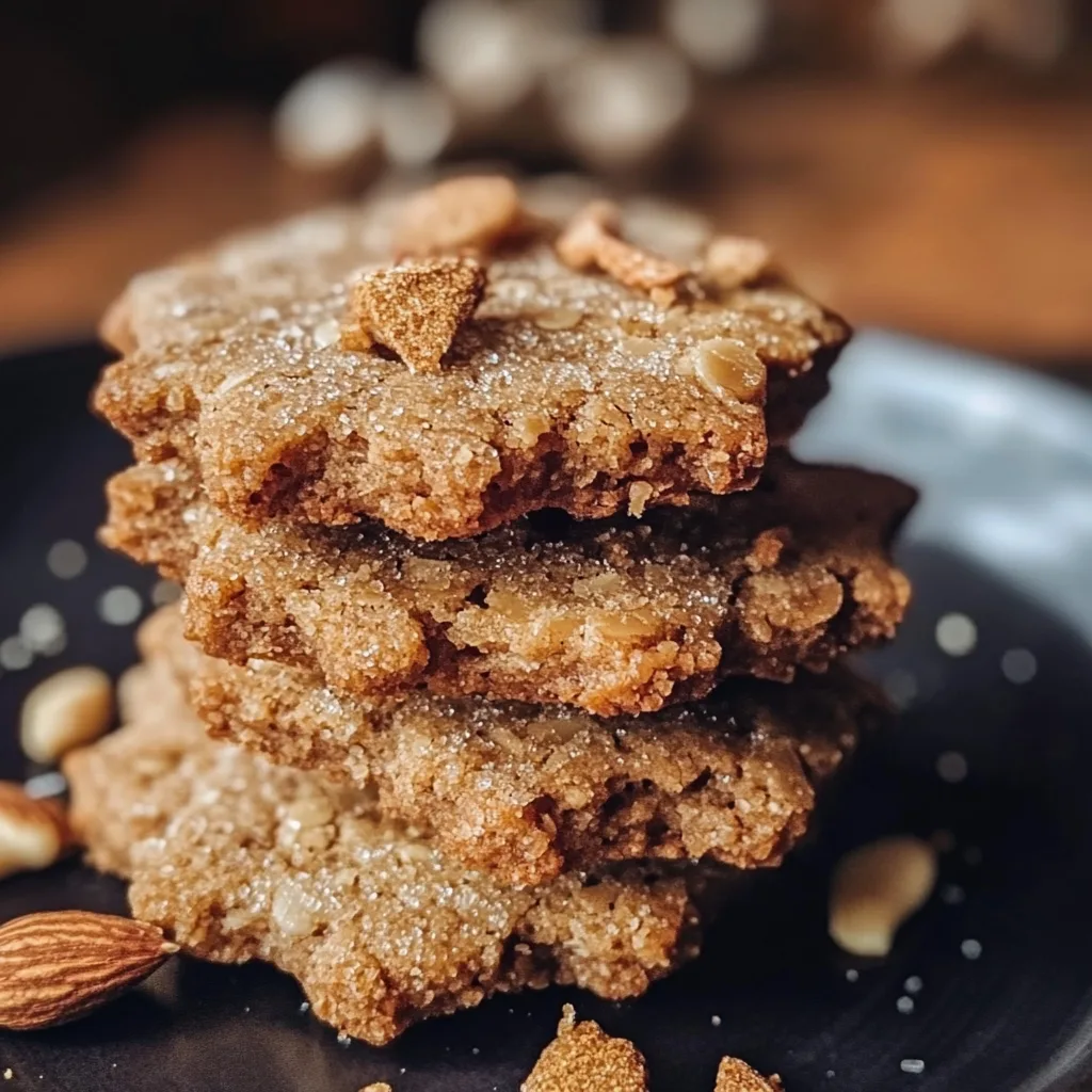 Nougat Plätzchen zu Weihnachten