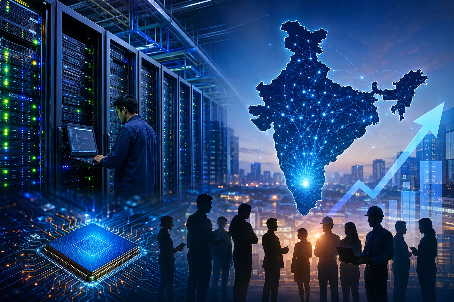 2030 तक डेटा सेंटर परियोजनाओं से 4.33 लाख नौकरियों की उम्मीद