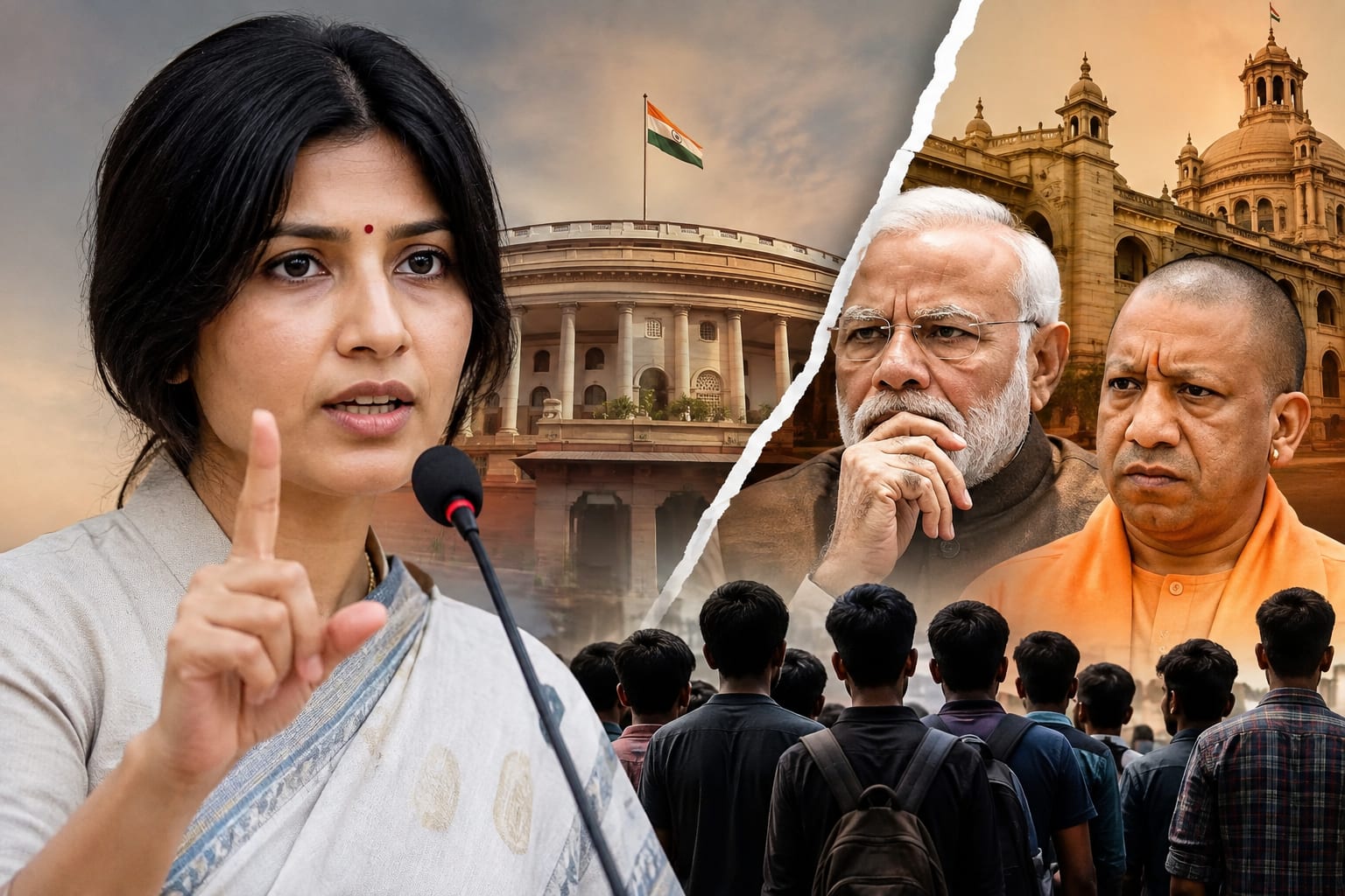 युवाओं के भविष्य पर राजनीति नहीं, जवाब चाहिए: डिंपल यादव