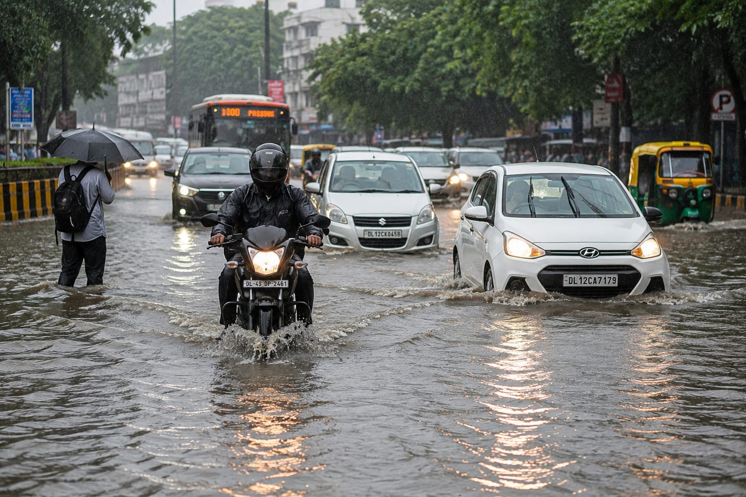 प्रयागराज में एक दिन की बारिश ने खोली विकास की पोल, 81.9 मिमी बरसात में डूबा पूरा शहर