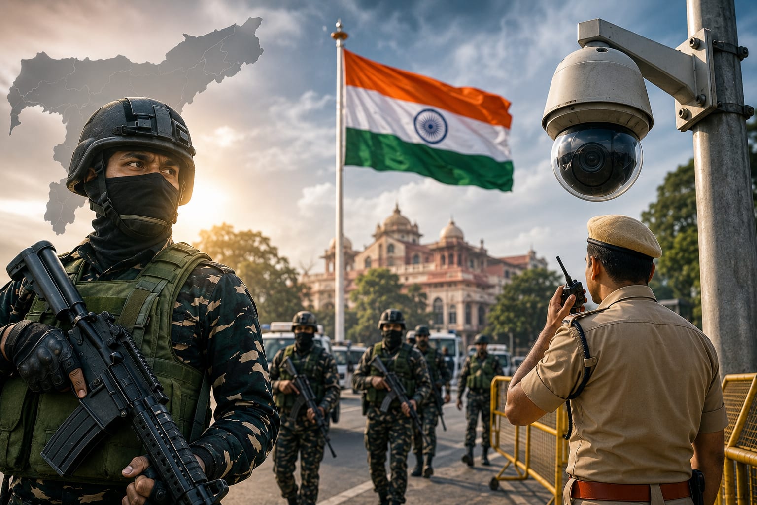 स्वतंत्रता दिवस से पहले असम में बढ़ी सुरक्षा