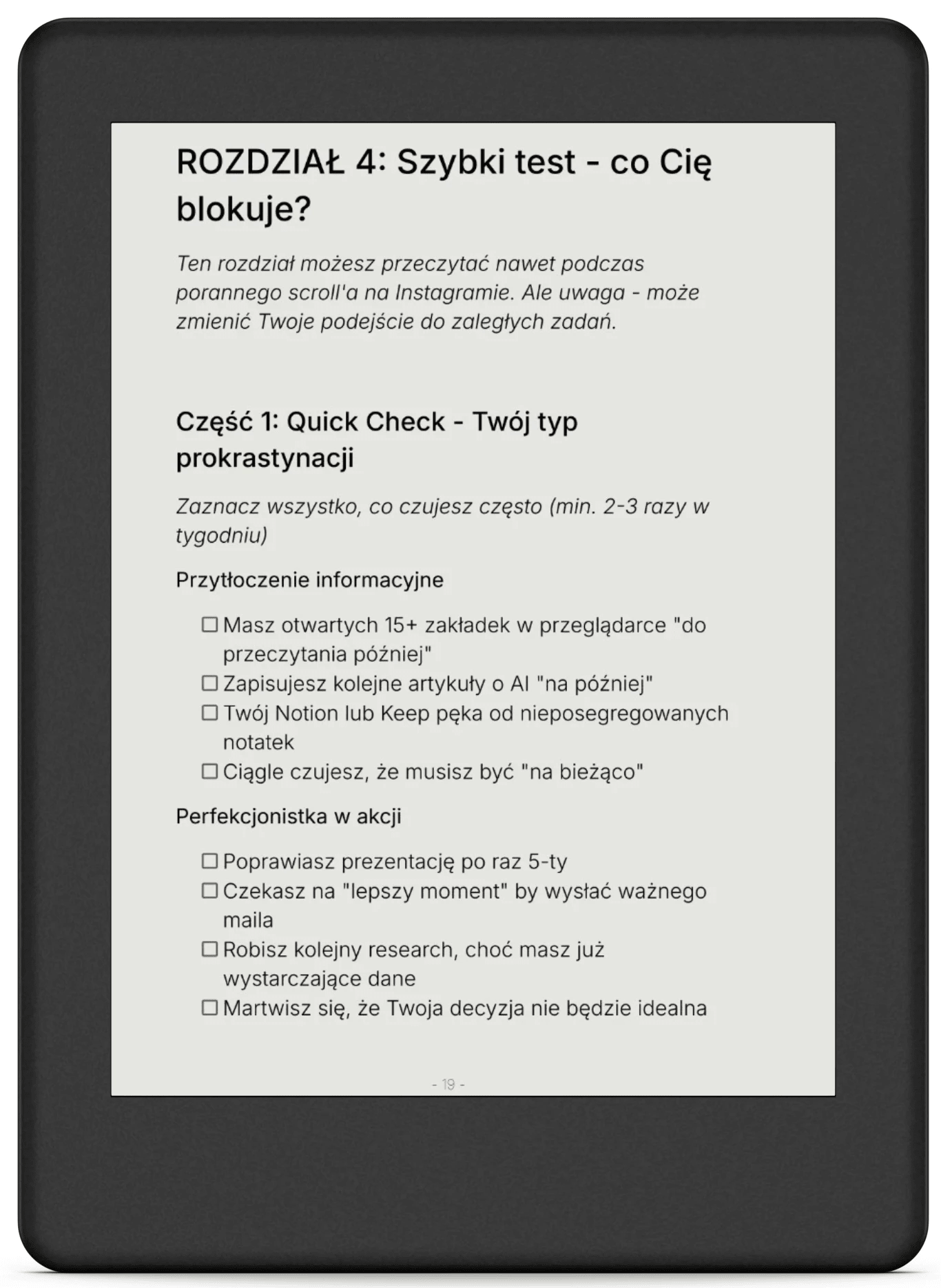 Rozdział 4: Twoje spersonalizowane rozwiązania