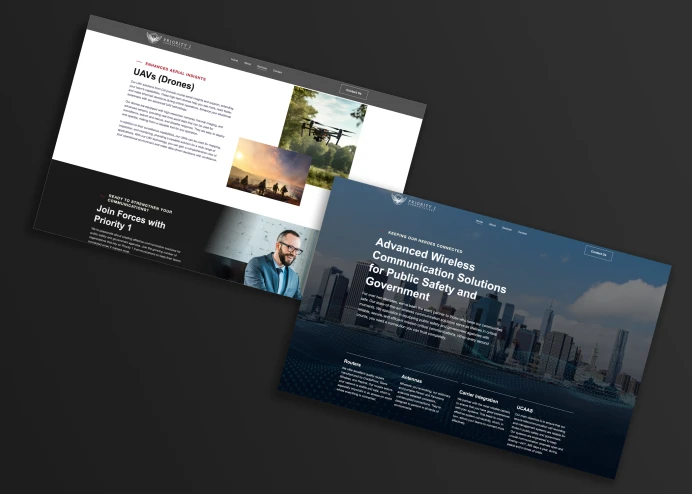 Priority 1 Communications website