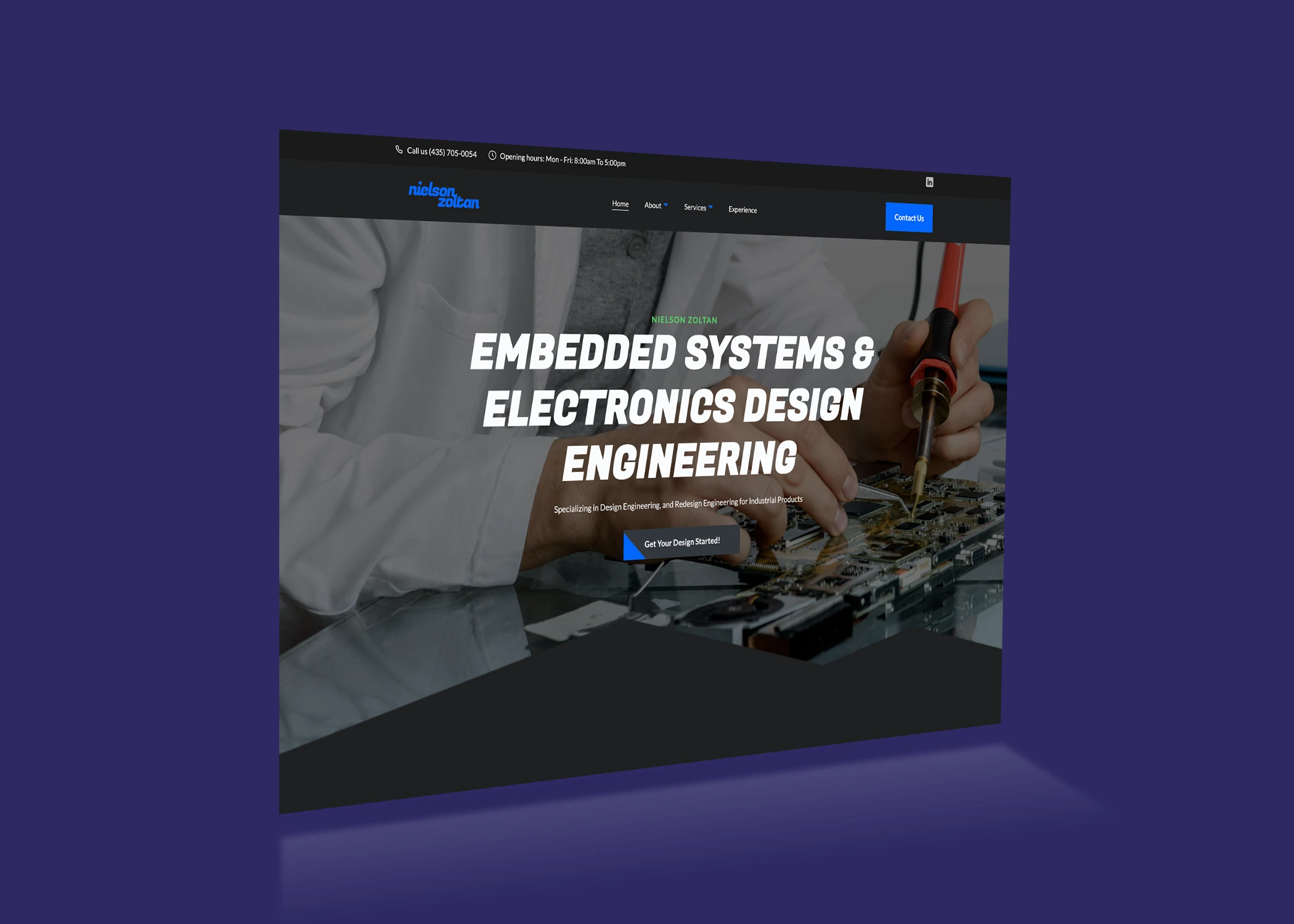 Nielson Zoltan Engineering website