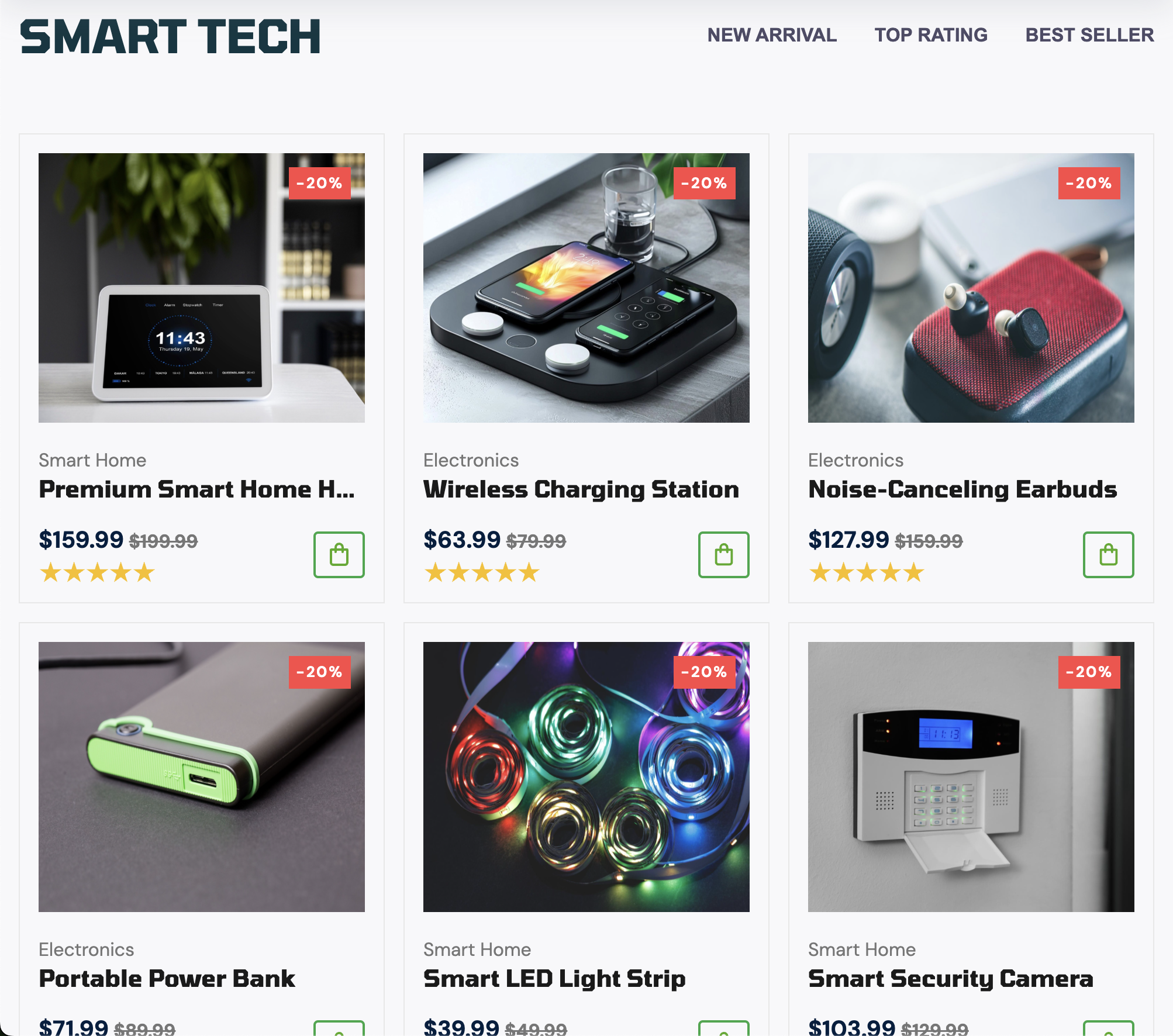 Custom E-commerce Experience