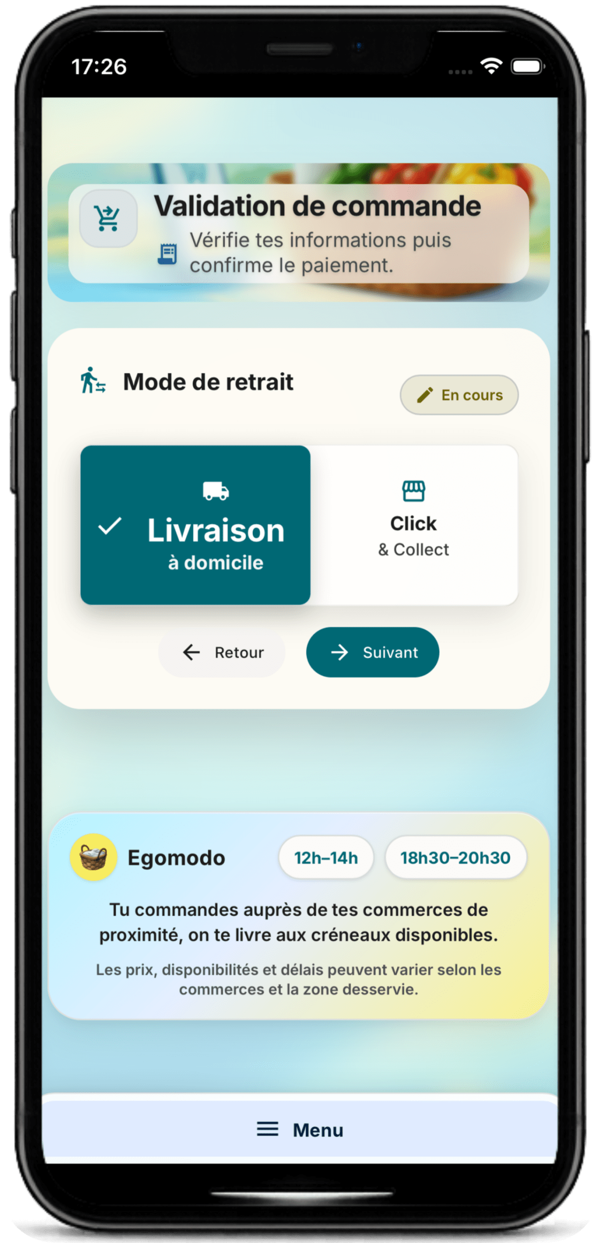 Aperçu iOS