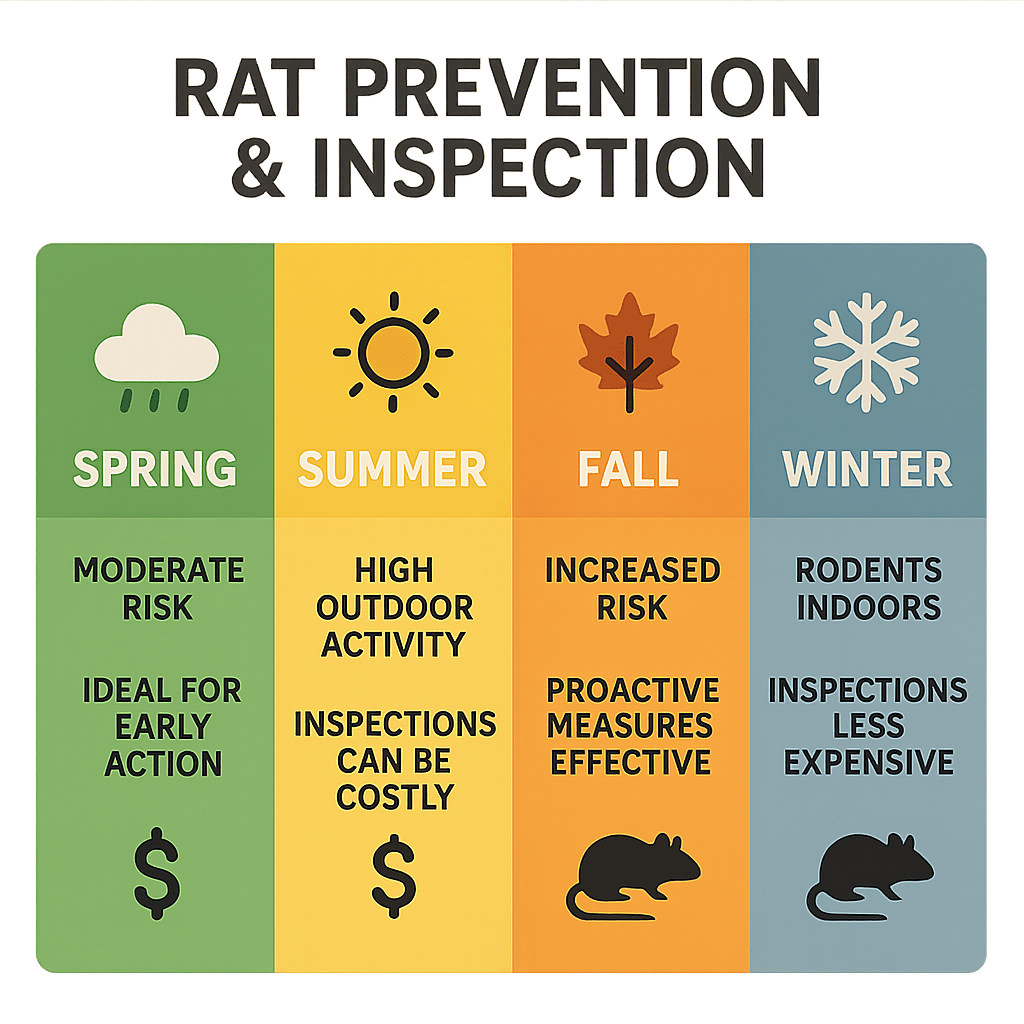 Get Ahead of Rats: Why Timing Matters for Your Inspection