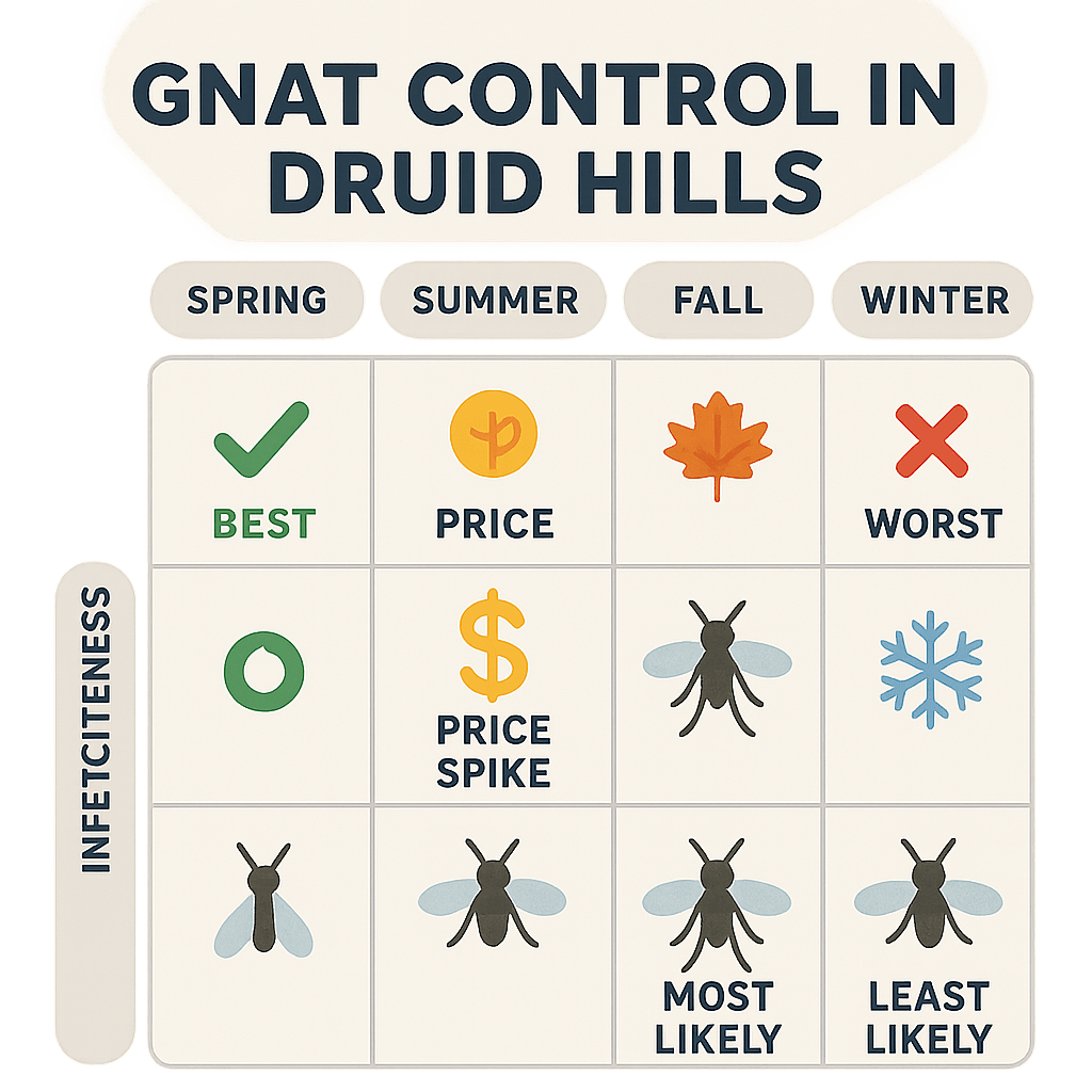 When’s the Best Time to Tackle Gnats in Druid Hills?